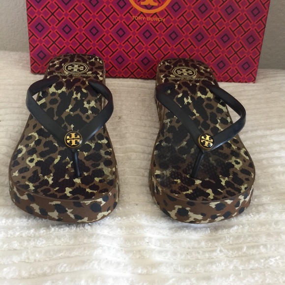 Tory Burch Thandie wedge flip-Flop - Picture 5 of 7